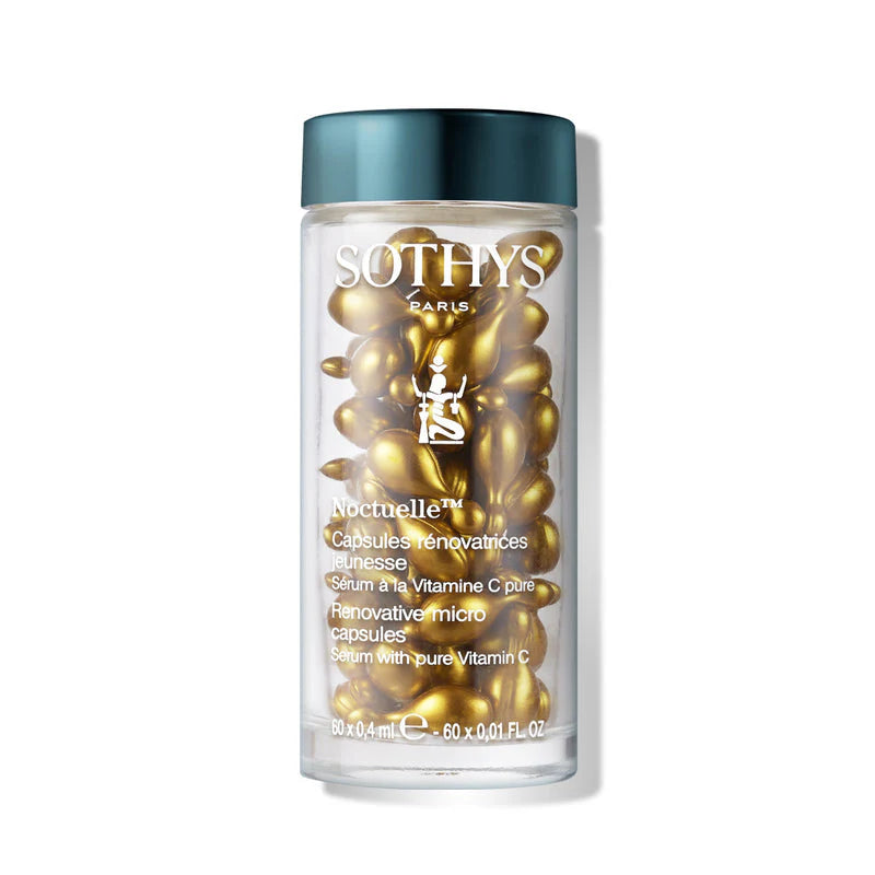 Pure Vitmaine C in biologishe capsules welke de huid helpen tegen oxidanten, pigmentvlekken en huidveroudering