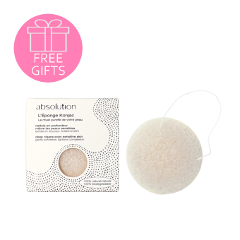 100% natuurlijke biologische spons die de huid masseert, reinigt, stimuleert en de huid verheldert.