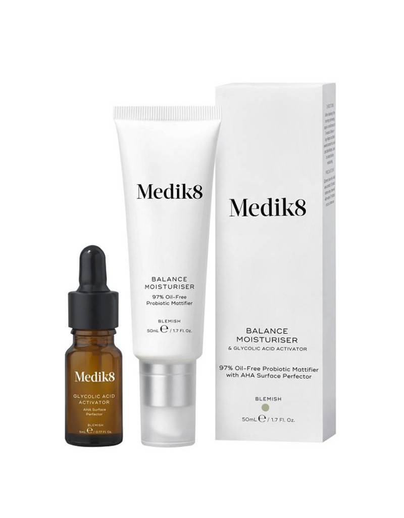 Medik8 Balance Moisturiser & Glycolic Acid Acitvator