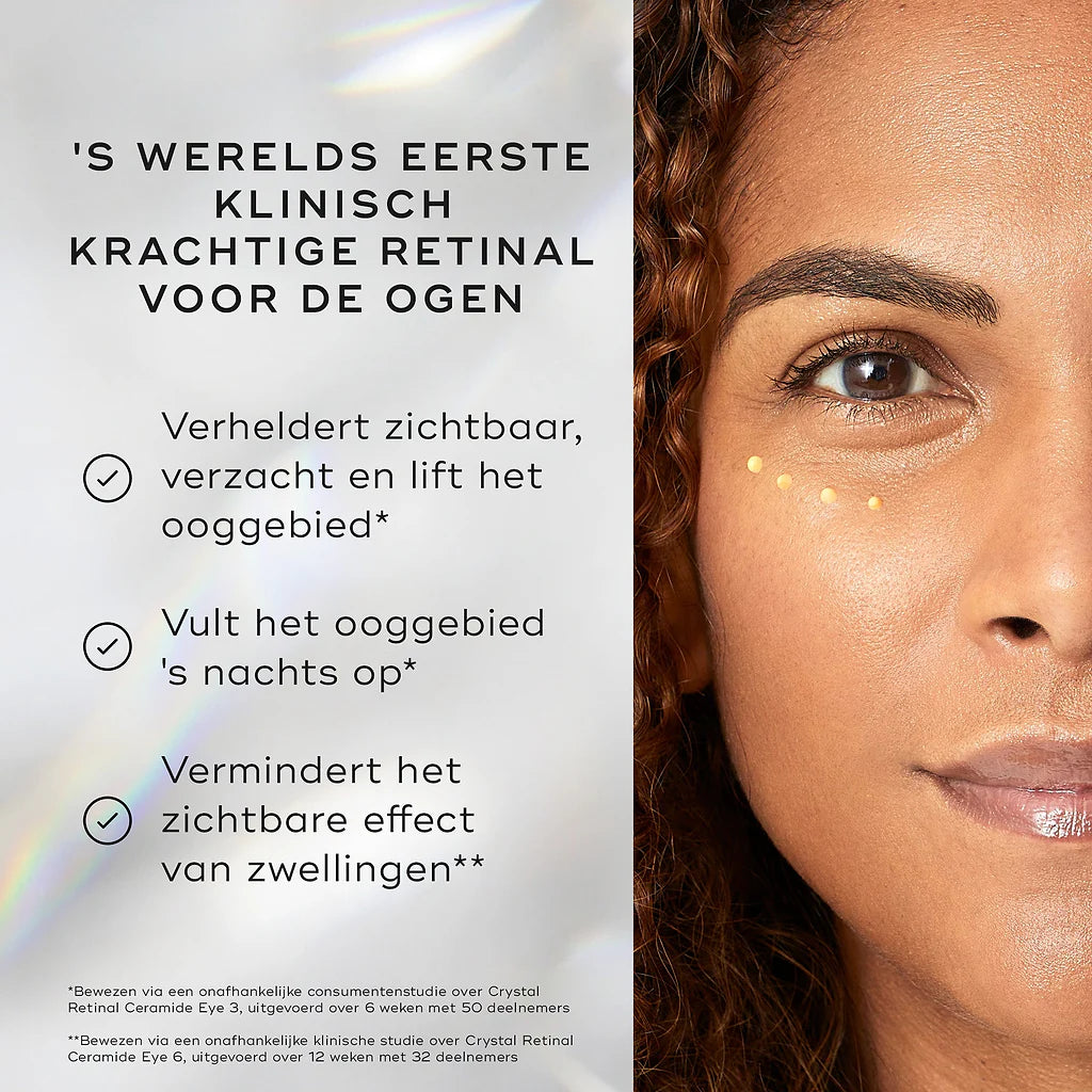 Krachtige resultaten zonder de gevoelige huid rondom de ogen te irriteren.