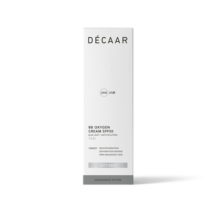 Helpt de huid te beschermen in de zon met een spf50 en heeft de kleur TAN. Geschikt voor de zongebruinde, caramel en mocha huid, camoufleert pigmentvlekjes en onzuiverheden en zorgt voor een natuurlijke look
