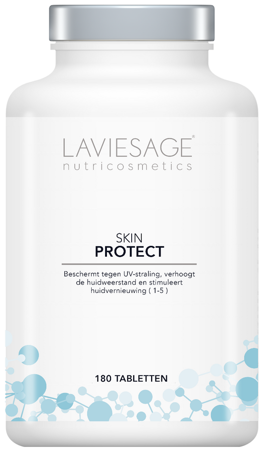 Laviesage Skin Protect beschermt tegen UV-straling, verhoogt de huidweerstand en stimuleert huidvernieuwing.