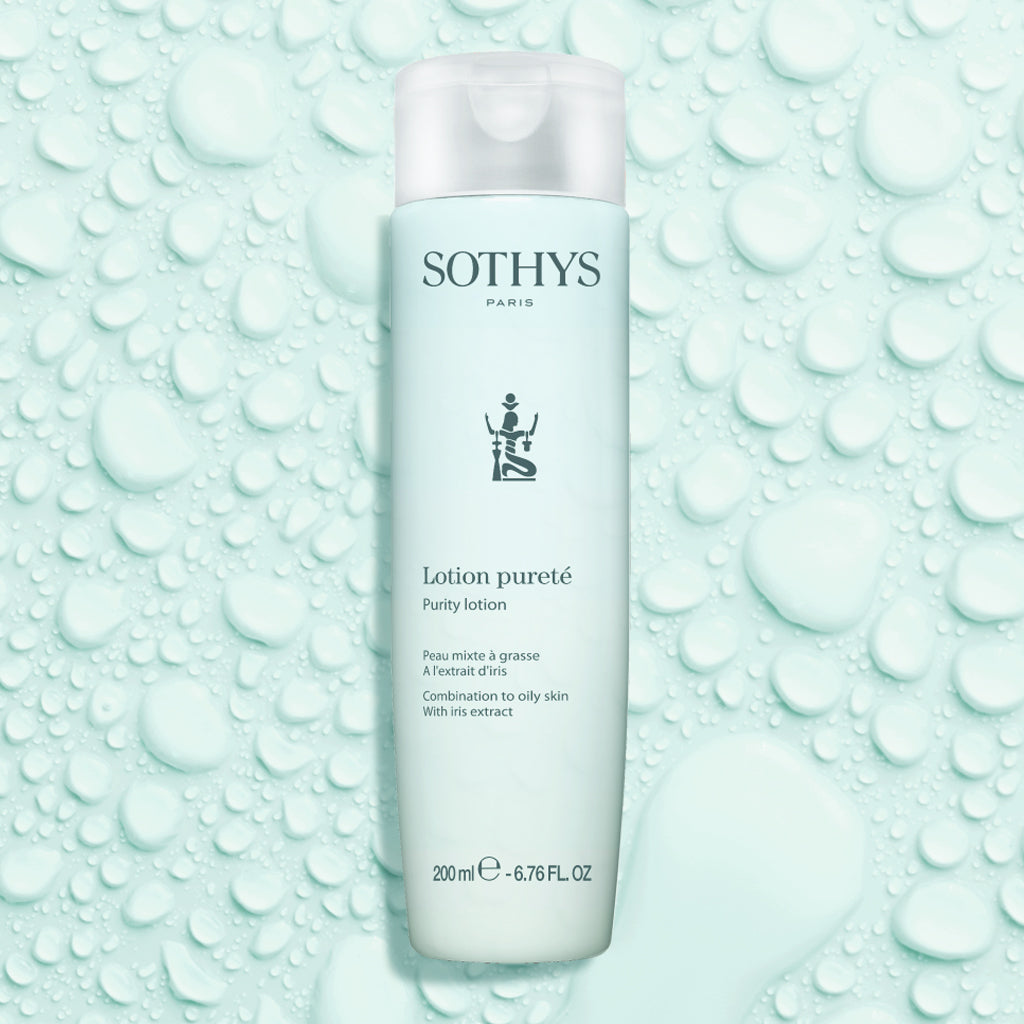 Verfrissende lotion voor de vette huid.