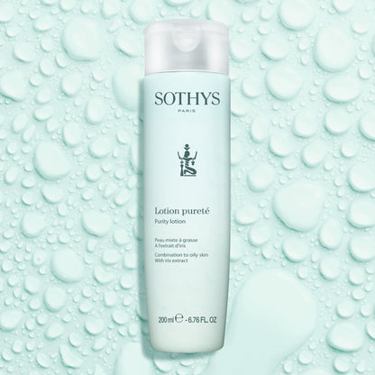 Verfrissende lotion voor de vette huid.