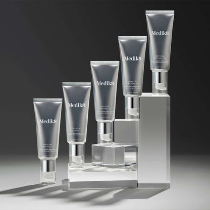 Crystal Retinal Serum 1: Voor mensen met een gevoelige huid.
Crystal Retinal Serum 3: Voor nieuwe vitamine A-gebruikers.
Crystal Retinal Serum 6: Voor regelmatige vitamine A-gebruikers.
Crystal Retinal Serum 10: Voor gevorderde vitamine A-gebruikers.
Crystal Retinal Serum 20: Voor ervaren vitamine A-gebruikers.
Crystal Retinal Serum 24: Voor expert vitamine A-gebruikers.