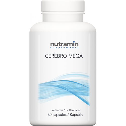 De Cerebero Mega vetzuren van Nutramin is eveneens een kwalitatief, hoogwaardig omega-3 supplement, rijk aan EPA en DHA. Perfect voor ondersteuning van de huidbarriere.