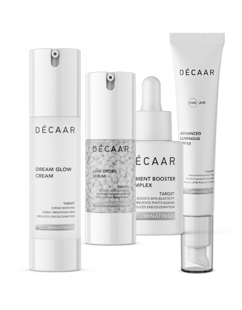 Verjongend, anti-pigmentatie of andere vlekken, verzacht, hydrateert en verheldert de huid