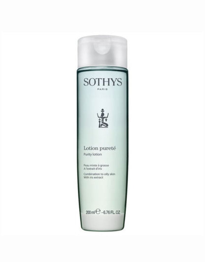 Een verfrissende lotion van Sothys, verrijkt met natuurlijke kruiden en planten extracten, die zorgt voor een stralende en frisse huid. Werkt adtringerend en verfijnt de structuur van de huid.