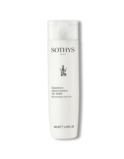 Essence Renovatrice de Teint van Sothys is een drievoudig werkende essence voor hydratatie en uitstraling, maar vooral tegen pigmentvlekken.