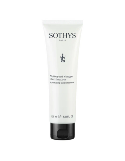 Sothys Nettoyant Visage Illuminateur, onderdeel van de nieuwe Sothys PIGMENTATION verzorgingslijn, is een een gel-crème textuur die een omhullende melkachtig schuim wordt. De huid is helder en behoudt haar natuurlijke hydratatie, pigmentvlekken vervagen zichtbaar dag na dag.