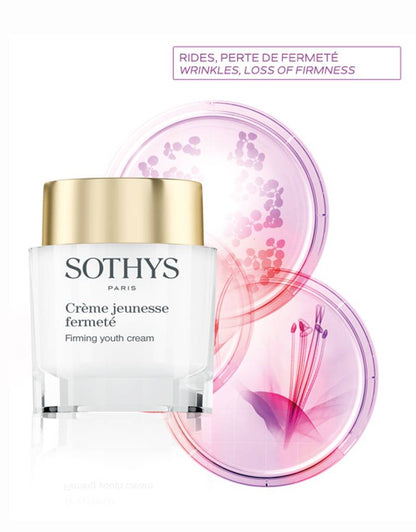 Firming youth Cream, tegen rimpels, verstevigt en geeft weer een strakke gladde huid